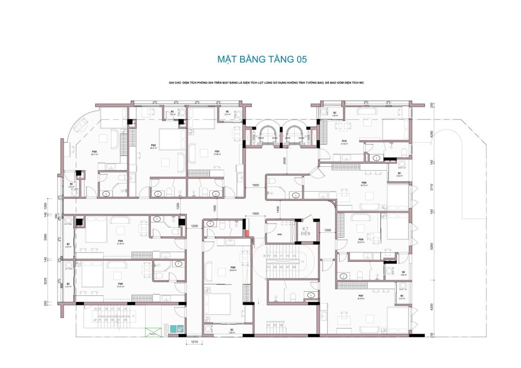Thiết kế Cải tạo tòa văn phòng thành căn hộ dịch vụ tại thanh hóa (5)