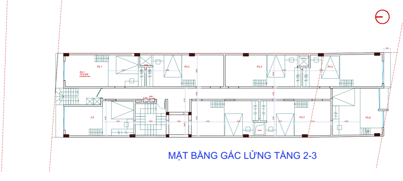 Thiết kế Tòa căn hộ dịch vụ kết hợp ở 7,5x24m 6 tầng 1 hầm tại Hòa Lạc (6)
