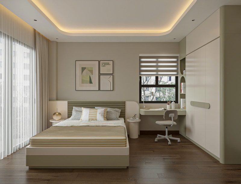 Thiết kế nội thất căn hộ dịch vụ kết hợp ở tại Hòa Lạc (21)